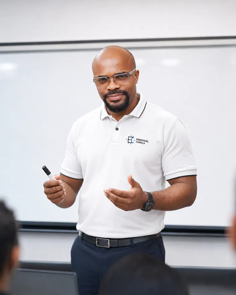 Emmanuel Corels working across cloud and server operations