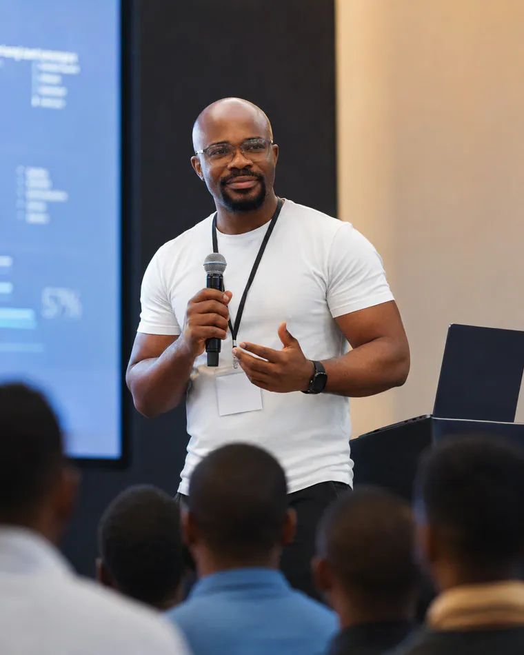 Emmanuel Corels providing technical education and guidance